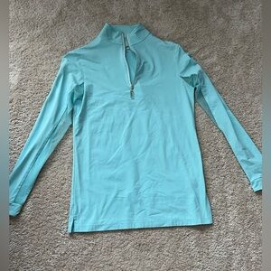 Women’s Icy Blue Tailored Sportsman English Riding Shirt